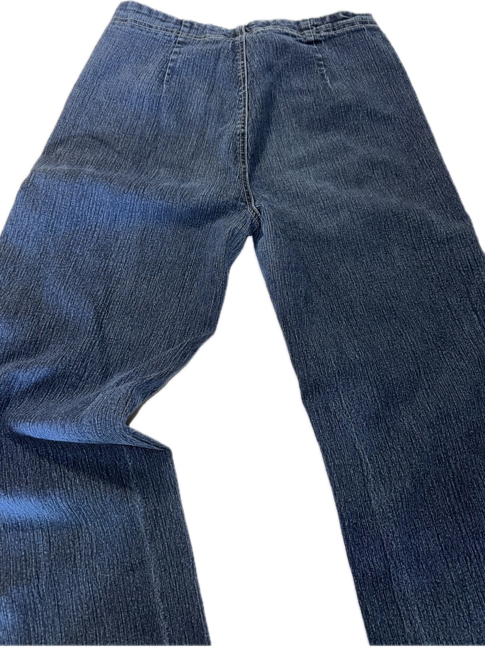 COS Women's Flare Jeans in Dark Blue Denim - Picture 5 of 6
